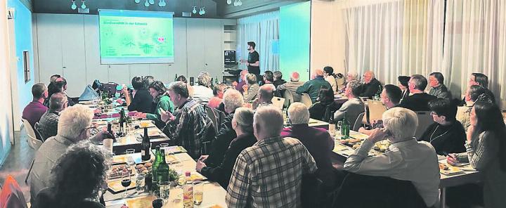 Stefan Greif bei seinem Vortrag. Foto: zVg