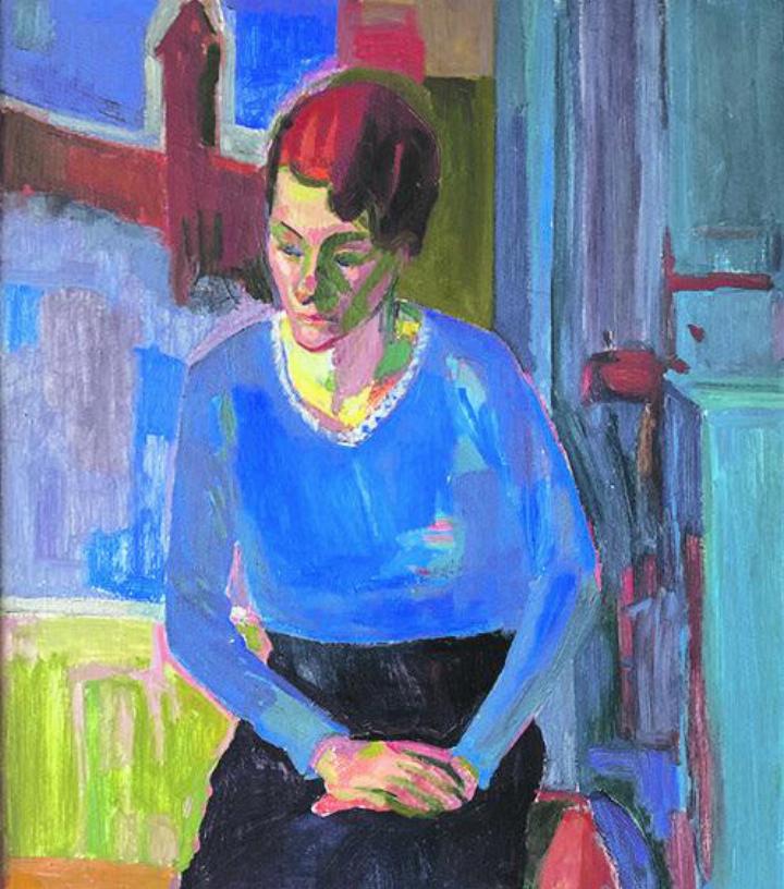 Auch Jakob Strassers (1896–1978) «Junge Frau (Bildnis Klara)» aus dem Jahr 1935 ist Teil des Rundganges im Haus zur Sonne. Foto: Fricktaler Museum