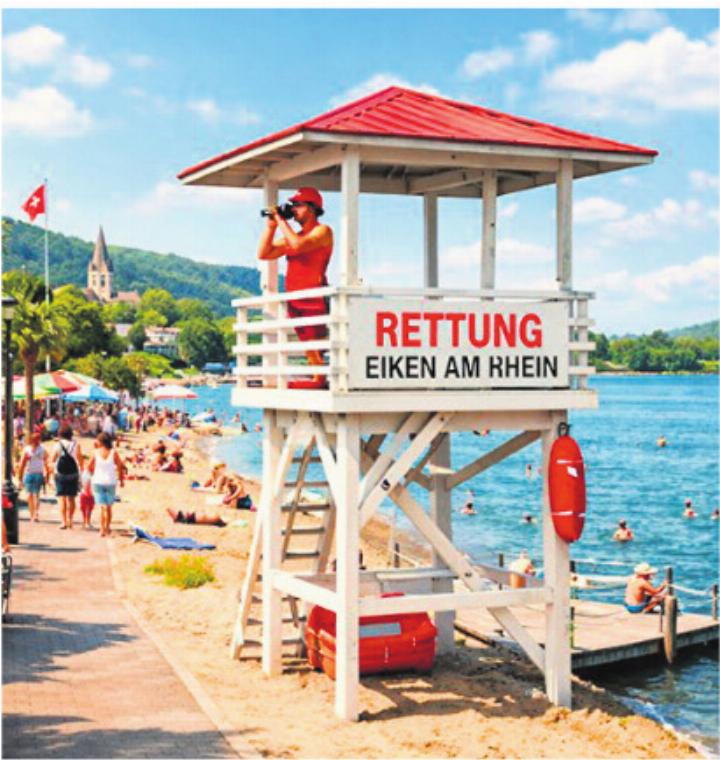 Auf die Stellenausschreibung eines Bademeisters/einer Bademeisterin sind in Eiken ein paar nicht ganz ernste gemeinte Bewerbungen eingetroffen. KI-Foto: zVg