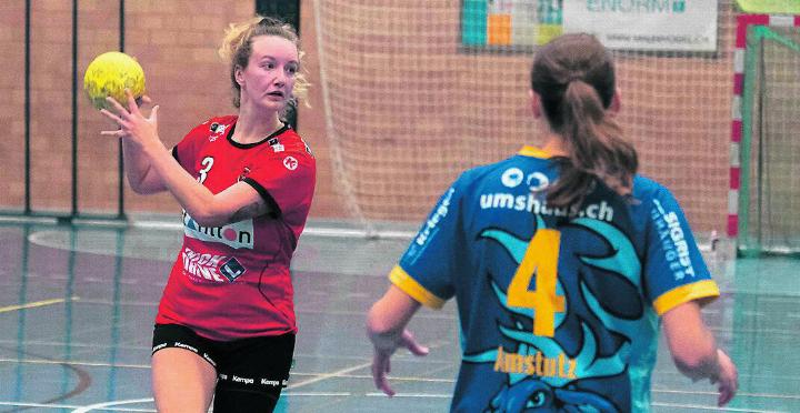 Tanja Winter vom TSV Frick im Angriff. Foto: zVg