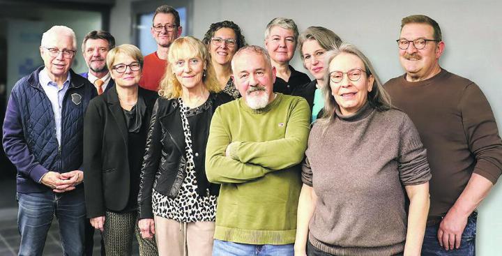 Das Organisationskomitee von «Hello Dolly», der neusten Produktion der Frick taler Bühne. Foto: zVg