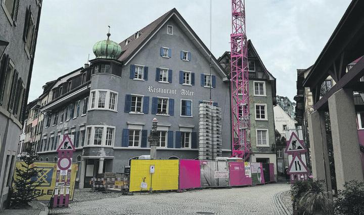 Der «Adler» geht voraussichtlich im April auf. Foto: Susanne Hörth