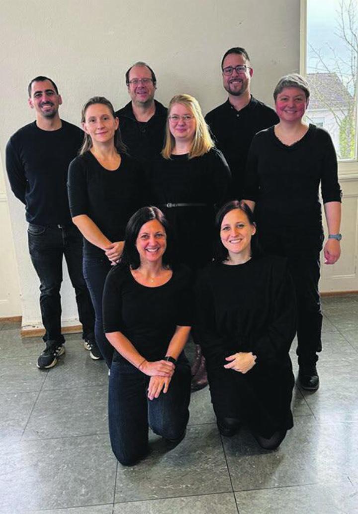 Das Gesangensemble «Voix celestes» tritt in Eiken, Stein und Dogern (D) auf. Foto: zVg