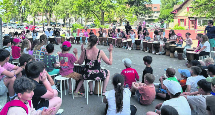 Es wurde getrommelt und manche wagten sogar richtige Soloeinlagen. Foto: zVg