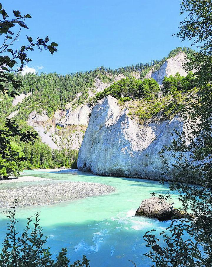 Die Rheinschlucht bei Versam.

Foto: Petra Baltischwiler, Gipf-Oberfrick