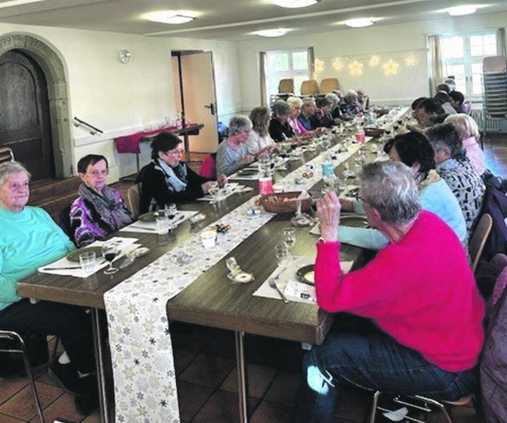 28 Personen hatten sich zur Weihnachtsfeier angemeldet. Foto: zVg