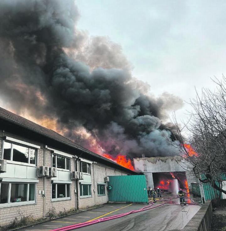 Das Feuer richtete einen grossen Schaden an. Foto: zVg