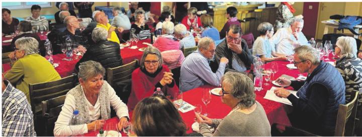 Die Pro Senectute Wandergruppe in der Colonia Italiana Stein. Foto: zVg