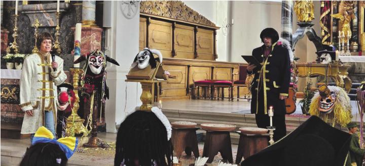 Auch in Frick fand der fasnächtliche, musikalische und dennoch tiefgründige Gottesdienst statt. Foto: zVg