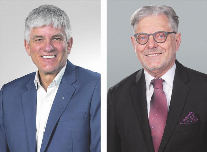 Werden beide nochmals antreten: Markus Zumbach (links) und Jean Frey.
Fotos: zVg