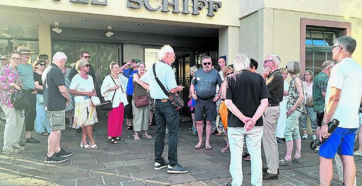 Vortrag und Exkursion waren gut besucht. Foto: zVg