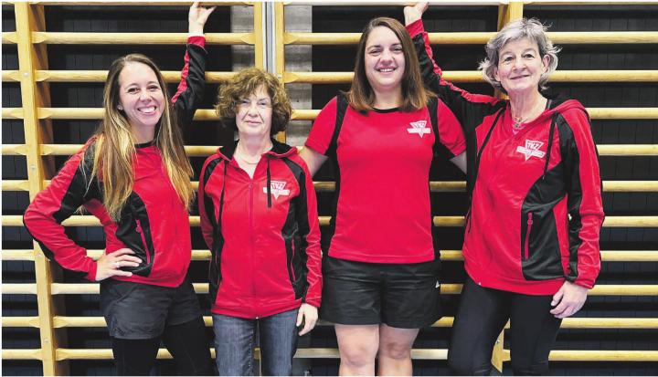 Die neuen Mitglieder, von links: Yvonne Tschumi, Ursi Heiz, Adriana Tudisco und Bea Portmann. Foto: zVg