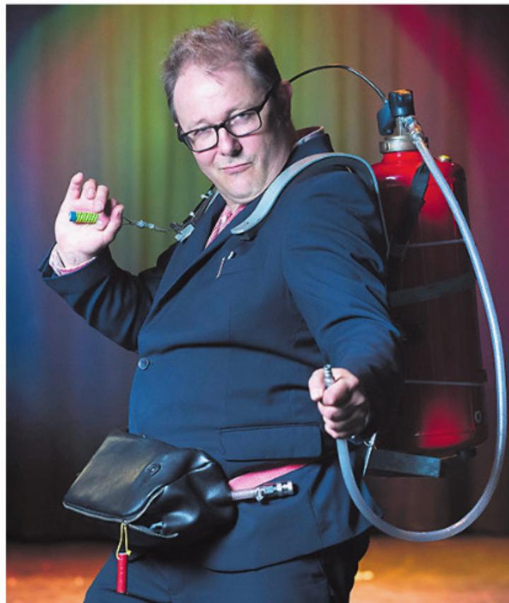 Die Zuschauer erwartet ein Abend voller skurriler Erfindungen und musikalischer Überraschungen. Foto: zVg