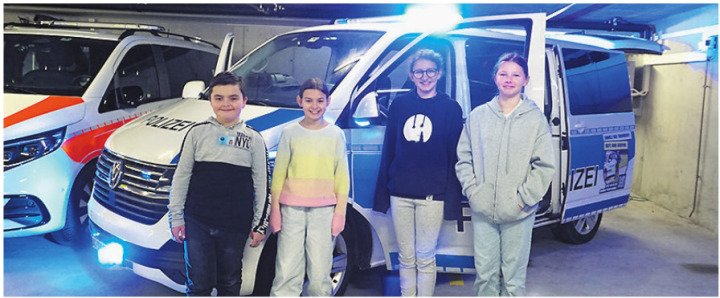 Sie bekamen interessante Einblicke in die Polizeiarbeit. Foto: zVg