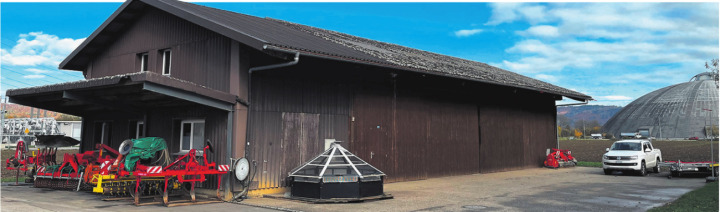 Hier, an der Chleigrütstrasse, befindet sich die Feldversuch-Station von Syngenta. Foto: Valentin Zumsteg
