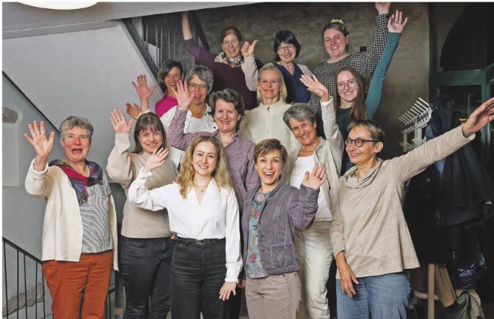 Das Team des Mentoring-Programms «Frau macht Zukunft» freut sich über den Erfolg. Foto: Susanne Seiler