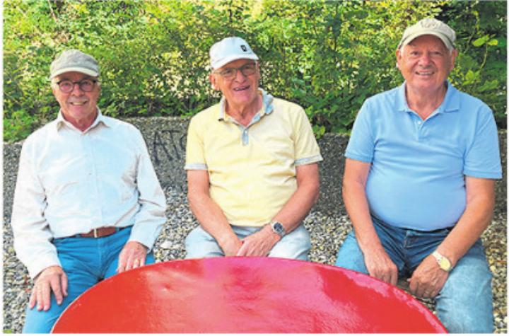 Verabschieden sich nach 15 Jahren (v. l.): Gerhard Trottmann, Martin Wunderlin und Emilio Marono. Foto: zVg Verabschieden sich nach 15 Jahren (v. l.): Gerhard Trottmann, Martin Wunderlin und Emilio Marono. Foto: zVg