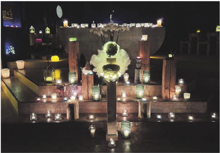 Stimmungsvolle Lichtfeier. Foto: zVg