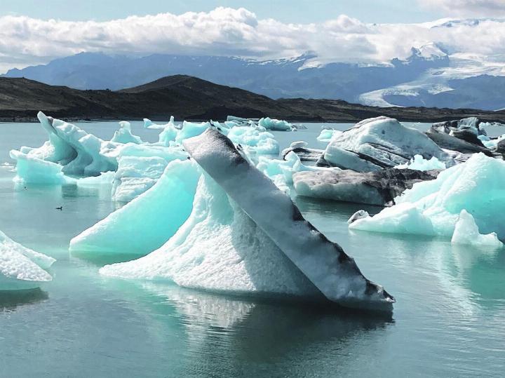 Eisberge in der Gletscherlagune Jökulsárlón Island.

Foto: Jutta Moosheer, Frick