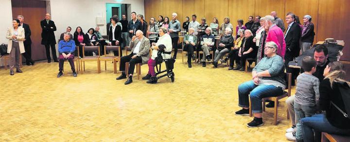 In geselliger Runde wurde auf das Jubiläumsjahr zurückgeblickt. Foto: zVg