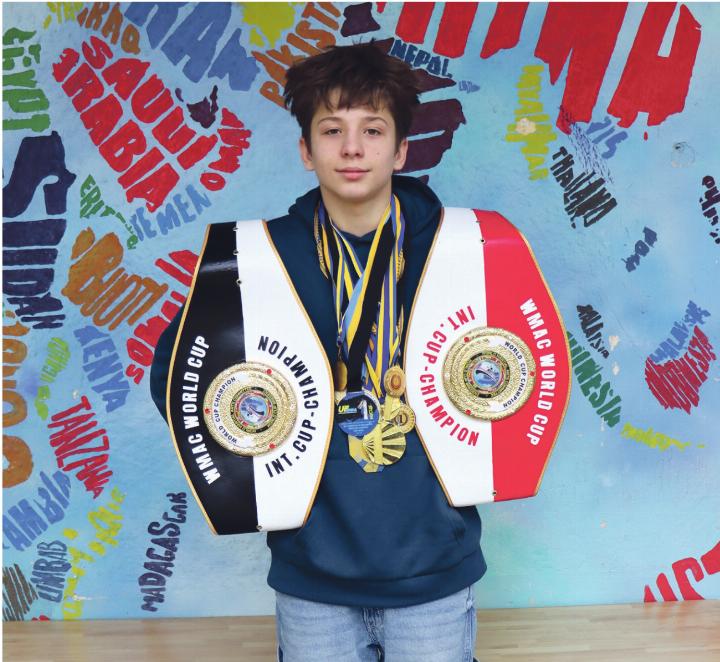 Ostap Nykyforets trainiert täglich, sein grosser Traum ist es aber, Chirurg zu werden. Foto: Monika Irion-Bürger