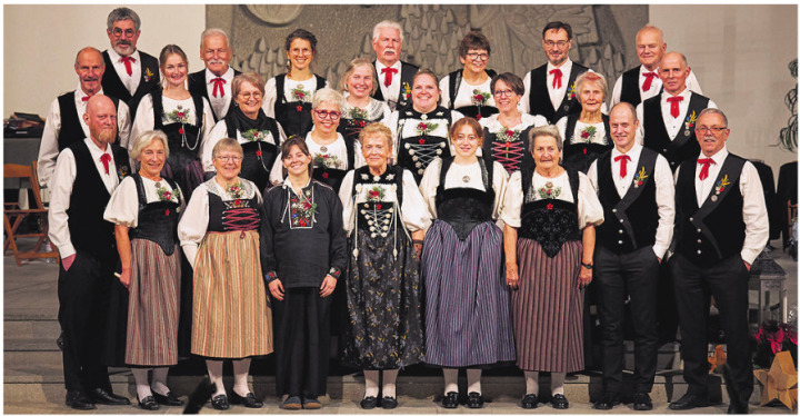 Das Sunnebärgchörli begeisterte das Publikum. Foto: zVg