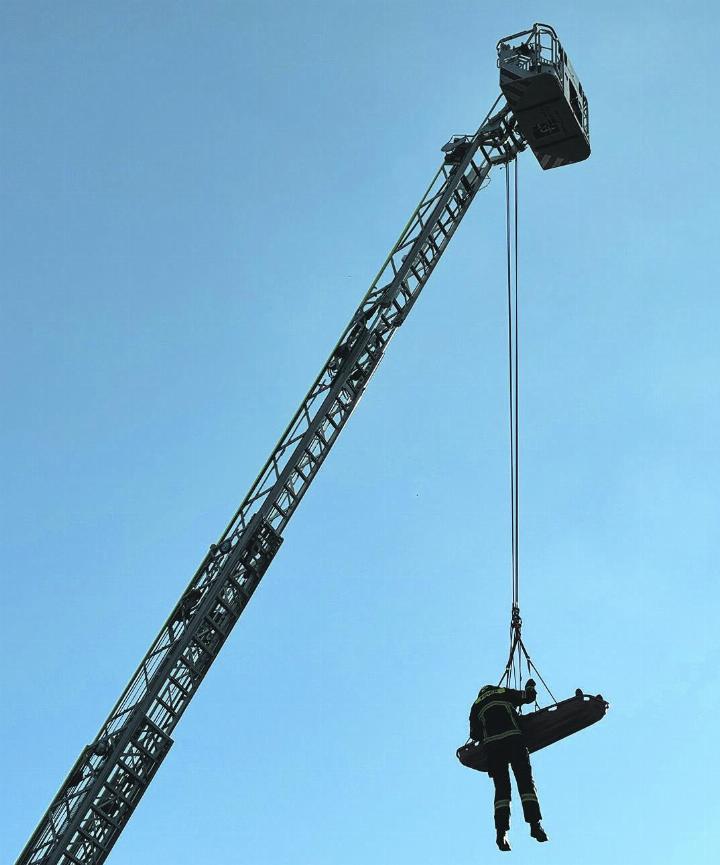 Rettung aus der Luft.