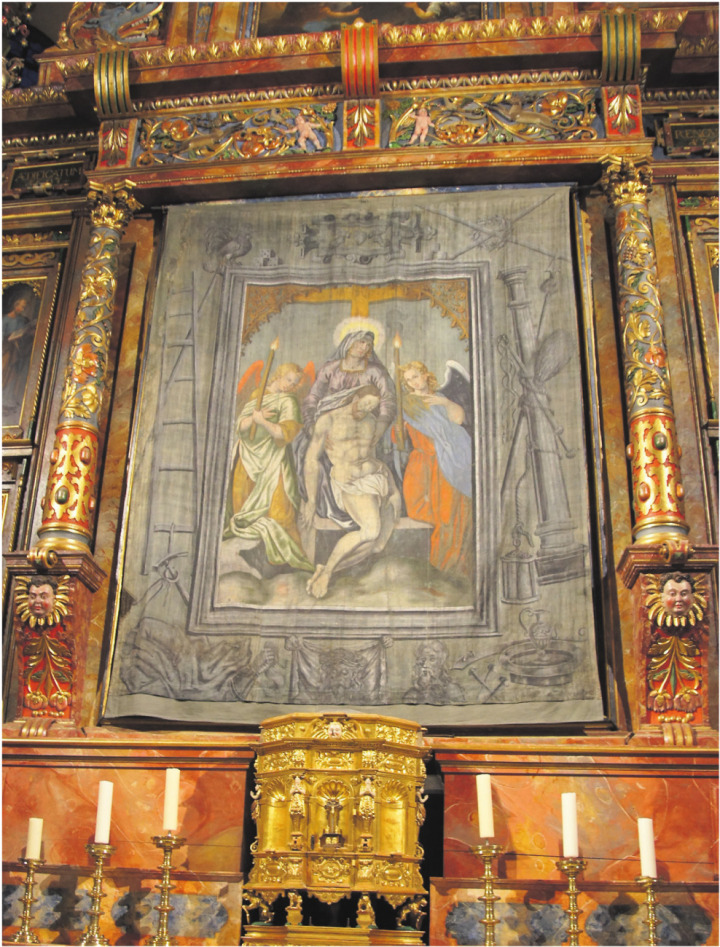 Das Rheinfelder Hunger- oder Fastentuch von 1607. Foto: Archiv NFZ