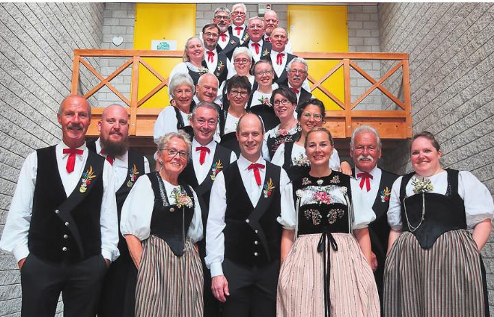 Tradition in Aktion: Das «Sunnebärgchörli» wurde vor vier Jahren aus der Taufe gehoben. Foto: zVg