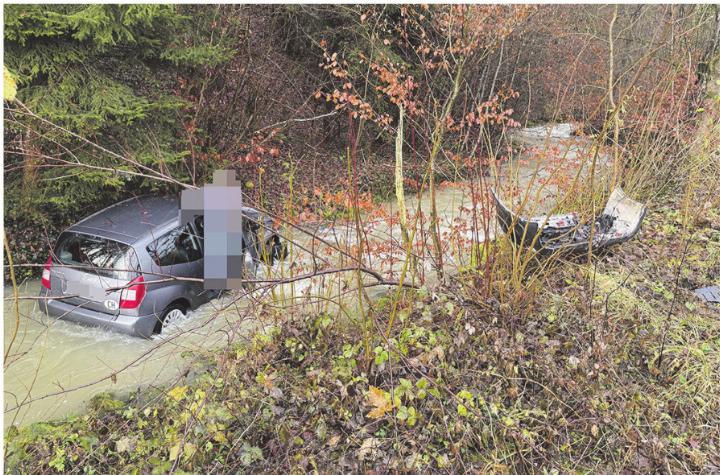 Der Lenker blieb beim Unfall unverletzt. Foto: zVg