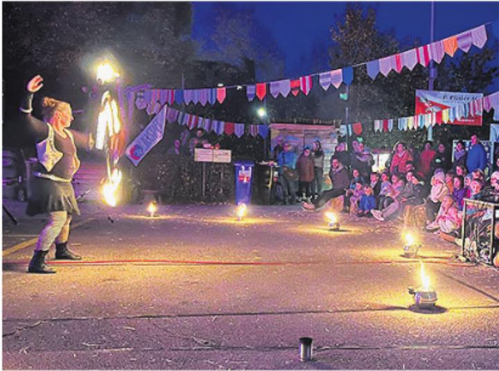 Die beeindruckende Feuershow. Foto: zVg