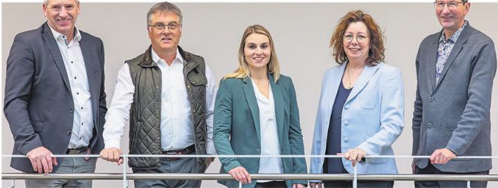 Daniel Suter (v. l.), Gunthard Niederbäumer, Ramona Bernet, Alexandra Leimgruber und Franz Ruder. Foto: zVg