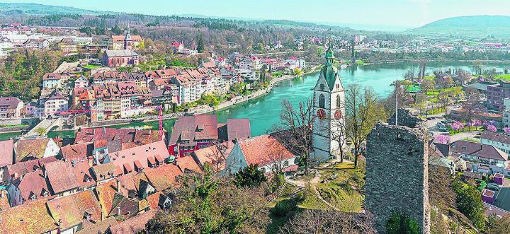 Laufenburg aus der Luft. Foto: Martin Schnetzler, Laufenburg