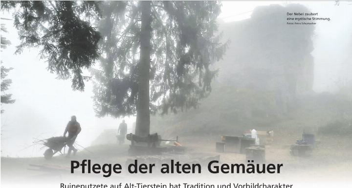 Der Nebel zaubert eine mystische Stimmung. Fotos: Petra Schumacher Der Nebel zaubert eine mystische Stimmung. Fotos: Petra Schumacher