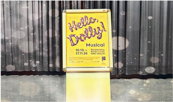 Im Herbst spielt die Fricktaler Bühne «Hello, Dolly!» im Kurbrunnen-Saal in Rheinfelden. Foto: zVg