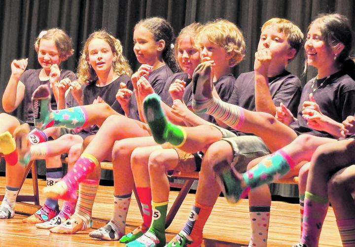 Die Kinder brachten mit grossem Engagement und viel Begeisterung ein in jeder Hinsicht buntes Programm auf die Bühne.
