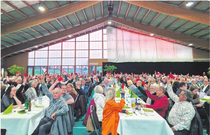 Rekordaufmarsch bei der GV des Hauseigentümerverbands Fricktal. Foto: zVg