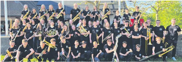 Auch 16 Kinder aus dem Fricktal waren in der Probewoche des Aargauer Jugendblasorchesters dabei. Foto: zVg