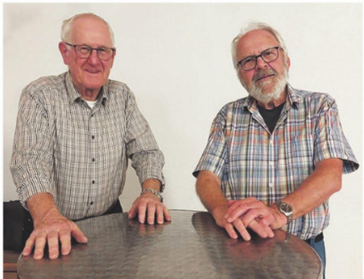 Die beiden Referenten Ewald Kalt und Edwin Rüede. Foto: zVg Die beiden Referenten Ewald Kalt und Edwin Rüede. Foto: zVg