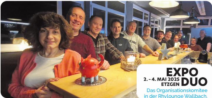 Das Organisationskomitee in der Rhylounge Wallbach.