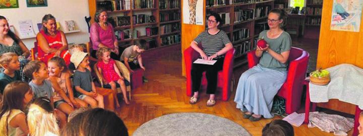 Denise Müller tauchte mit den Kindern in die Geschichte ein. Foto: zVg