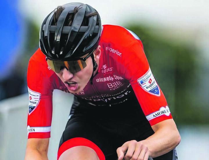 Nicola Schleuniger, Dritter der 2. Etappe und Gesamt Siebter der Rundfahrt. Foto: zVg