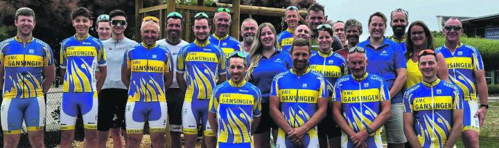 Die Gansinger am letzten Tag der dreitägigen Velotour. Foto: zVg