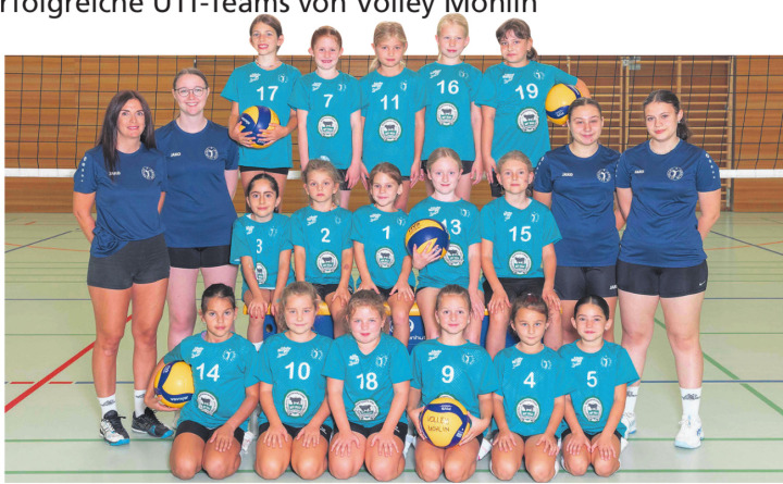 Am Sonntag sind die Jüngsten von Volley Möhlin am letzten Turnier in Rheinfelden im Einsatz. Foto: zVg