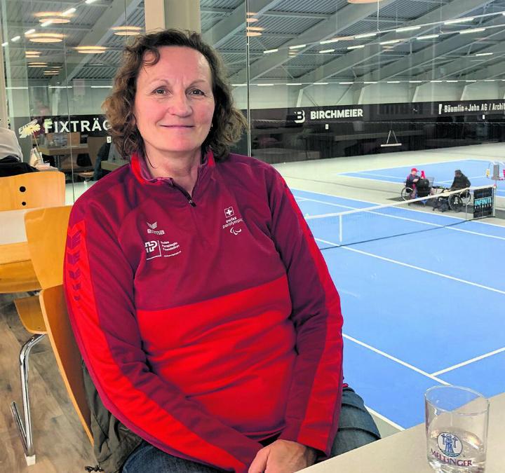 Nationaltrainerin Eva Stutzki verfolgte die Matches mit grossem Interesse.