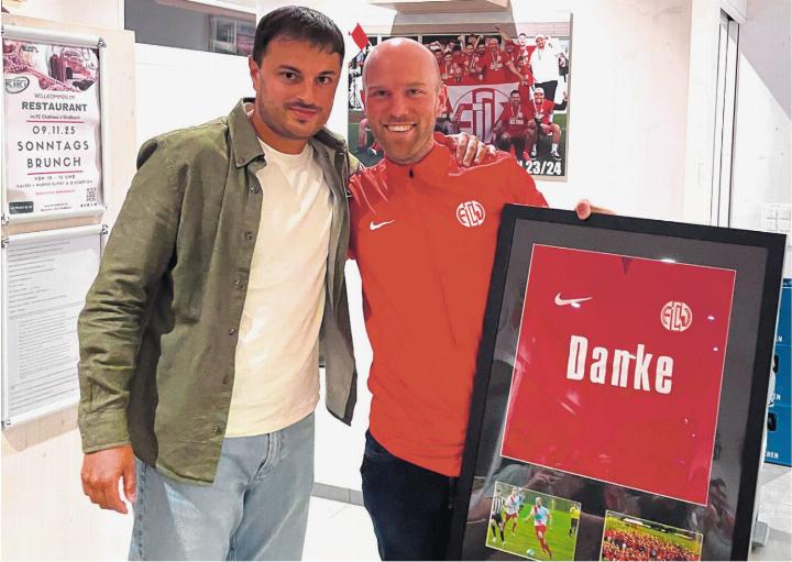 Der neue und der alte Präsident: Ivan Brigante (links) und Florian Guarda. Foto: zVg Der neue und der alte Präsident: Ivan Brigante (links) und Florian Guarda. Foto: zVg