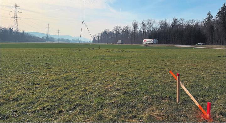 Auf diesem Gebiet wird voraussichtlich ab diesem Sommer Kies abgebaut und sauberes Aushubmaterial eingelagert. Foto: Archiv: sh