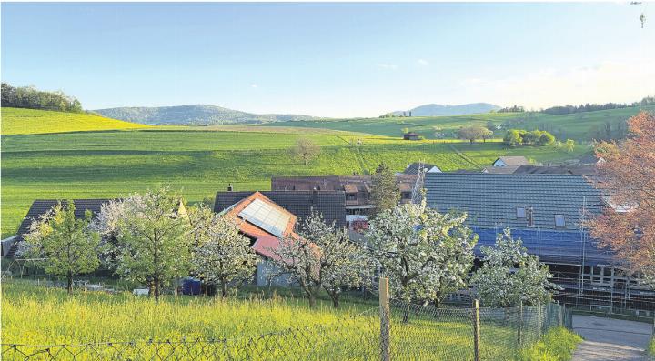 Eine von Böztals Standortqualitäten ist die wunderschöne Landschaft, rund um die vier Ortsteile.