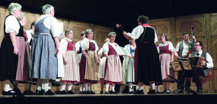 Singgruppe unter der Leitung von Beatrice Waldmeier. Foto: zVg