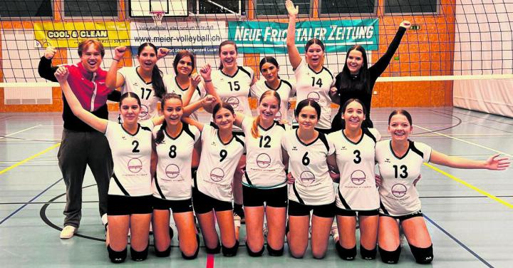 Die U18-Juniorinnen von Volley-Smash 05 Laufenburg-Kaisten konnten mit einer tollen Teamleistung überzeugen. Foto: zVg